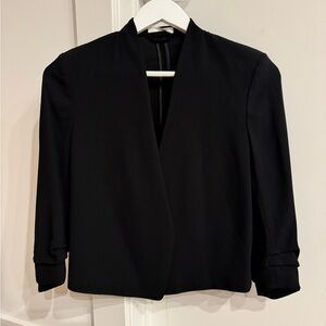 Babaton Black Open-Front Blazer